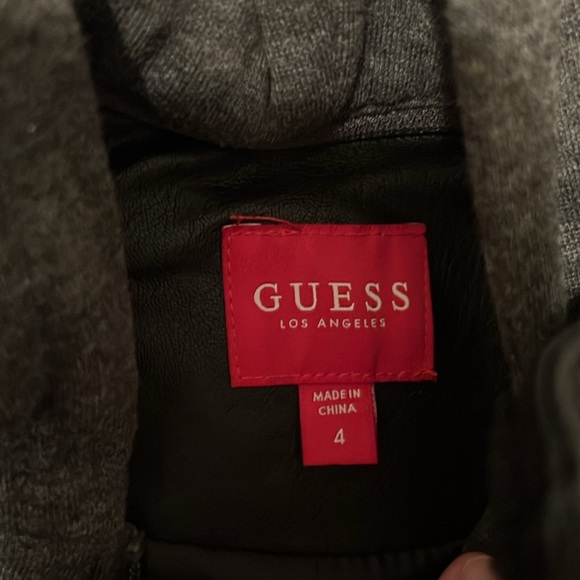 Guess Boys Faux Leather Jacket - Picture 3 of 3